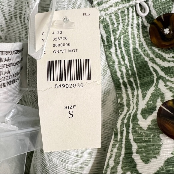 Anthropologie C/Meo Collective Energised Arbor Wide Leg Pants in Ivy Woodgrain - Picture 14 of 16